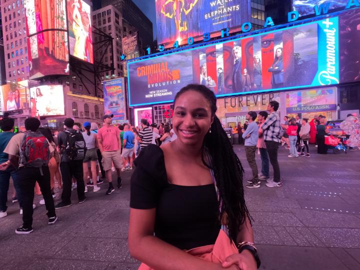 Ashley in time square